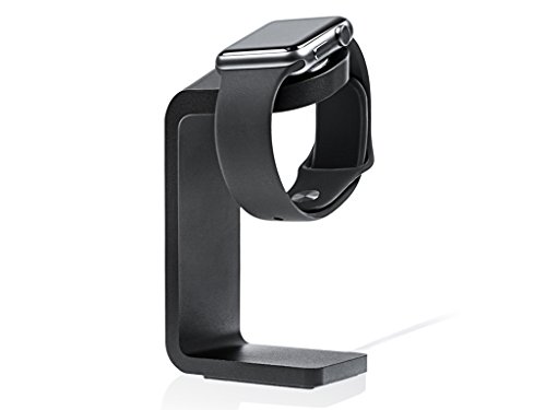 Apple Watch Tischständer mit Ladefunktion schwarz xMount@Watch Stand von xMount
