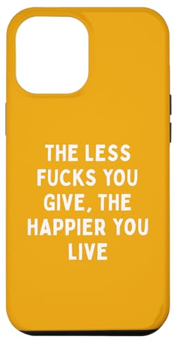 Hülle für iPhone 15 Plus Less Fucks You Give, Happier Live Lustiges Positives Zitat Hülle für iPhone 15 Plus Less Fucks You Give, Happier Live Lustiges Positives Zitat von xPand Tees