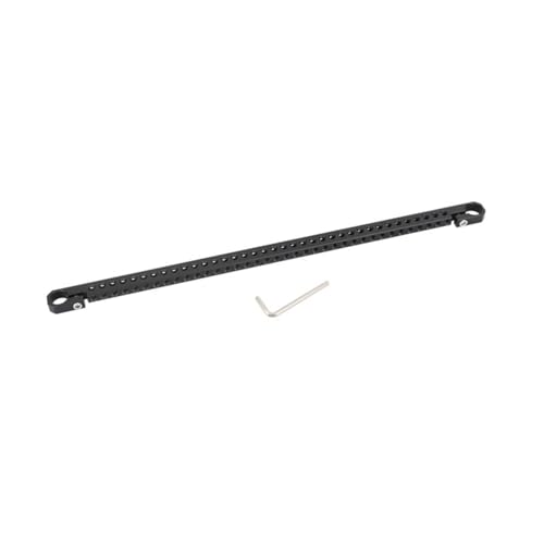 15 mm Käsestange oben unten Montageplatte mit 1/4 Zoll 3/8 Zoll Befestigungspunkt für Kameramonitore, Käfig, 15 mm Stange von xbiez