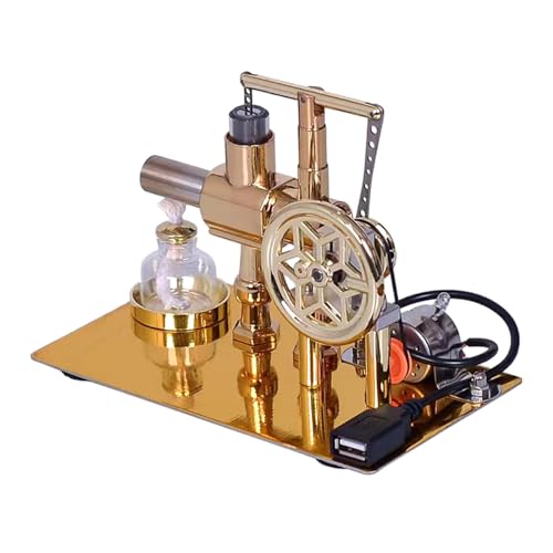 Metall Stirlingmotor Modell Heckspielzeug Heißluftmotor Modell Physikalisches Experiment Lehrmittel Für Kinder Und Studenten Stirlingmotor Modell Stirlingmotor Modellbausätze Für Erwachsene von xbiez