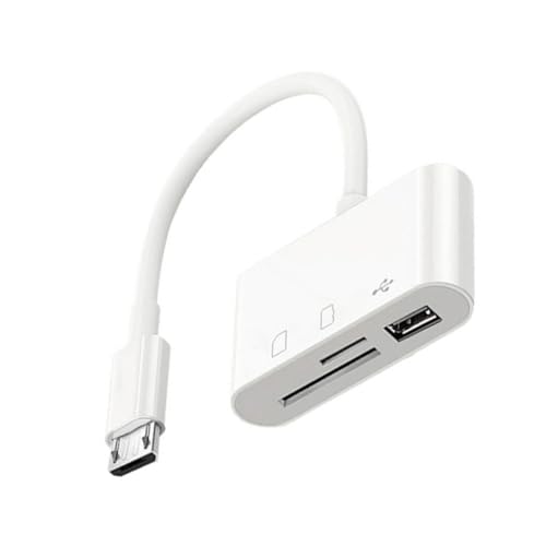 USB-C-Speicherkartenleser für Speicherkarten, kompatibel mit USB-C-Geräten, die USB-Peripheriegeräte und Tastaturen anschließen von xbiez