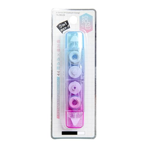 White Out Correction Tape Mit Punkten Klebstoff 2 In 1 Korrekturband Sauber & von xbiez