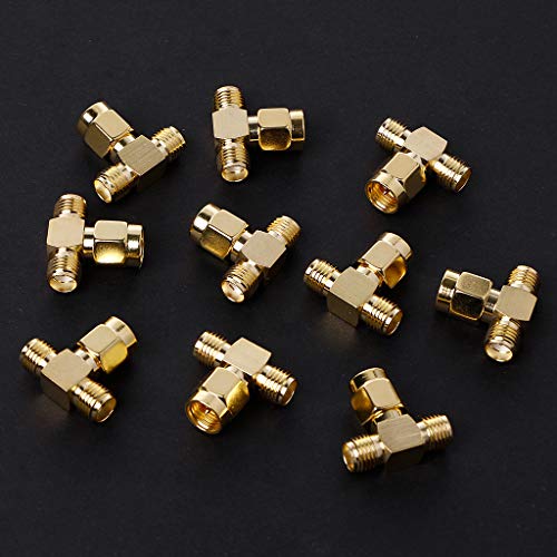 xbiez 10 Stück 3-Wege Splitter SMA Stecker Auf Zwei SMA Buchsen Dreifach Für T RF Adapter Verbindungsstecker Adapter Stecker Buchse Weiblich Männlich Kabel Lötteile Draht Stoßschraube Digitale xbiez 10 Stück 3-Wege Splitter SMA Stecker Auf Zwei SMA Buchsen Dreifach Für T RF Adapter Verbindungsstecker Adapter Stecker Buchse Weiblich Männlich Kabel Lötteile Draht Stoßschraube Digitale von xbiez