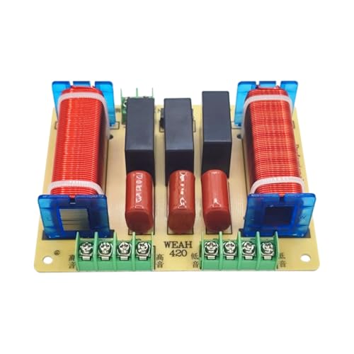 xbiez 400 W 4-Wege-Audiophile Lautsprecher-Frequenzweichen mit einstellbarem Höhen- und Bassfrequenzverteiler von xbiez