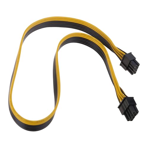 xbiez 8Pin Bis 6+2Pin Netzteil 8Pin Adapterkabel GPU 8 Pin Weibend von xbiez