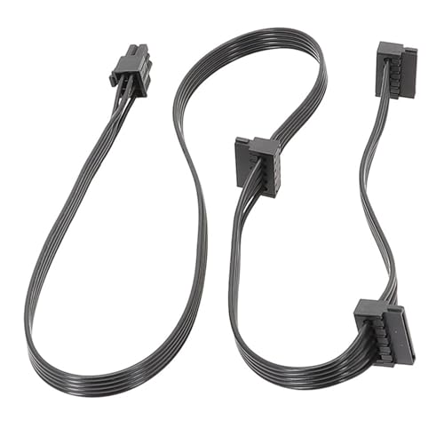 xbiez Bequemes 6Pin Bis Satax3 Stromkabel Kompatibel Für RMX RMX Leistungsmodulare SataPower Versorgungskabel Austausch von xbiez