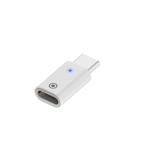 xbiez Typ C/8-polige auf 8-polige Buchse, Ladekonverter mit LED-Licht für Bleistift-Tablet-Stifte, schnelles Aufladen xbiez Typ C/8-polige auf 8-polige Buchse, Ladekonverter mit LED-Licht für Bleistift-Tablet-Stifte, schnelles Aufladen von xbiez