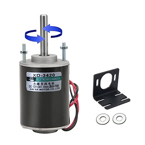 Mini Elektromotor 12 V/24 V Dauermagnet DC Motor Hochgeschwindigkeit Niederige Lärm Für DIY Generator ideal für CW/CCW 3500/7000RPM Mini Elektromotor 12 V/24 V Dauermagnet DC Motor Hochgeschwindigkeit Niederige Lärm Für DIY Generator ideal für CW/CCW 3500/7000RPM von xd-3420