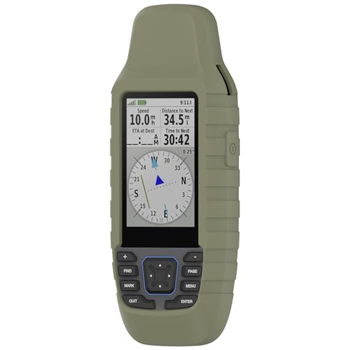 xhKJO Hülle Kompatibel mit Garmin GPSmap 79S 79SC Case, Schutzhülle Clear Silikon Rubber Ultradünne Kratzfest Transparent Soft TPU Case Abdeckung Cover Tasche für Garmin GPSmap 79S 79SC (Grün) von xhKJO