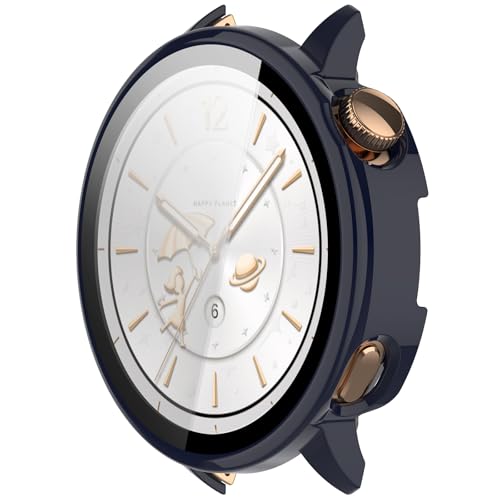 xhKJO Hülle Kompatibel mit Oppo Watch X2 Mini Case, Schutzhülle Clear Silikon Ultradünne Kratzfest Transparent Plating TPU Case Abdeckung Cover Tasche für Oppo Watch X2 Mini (Blau) von xhKJO