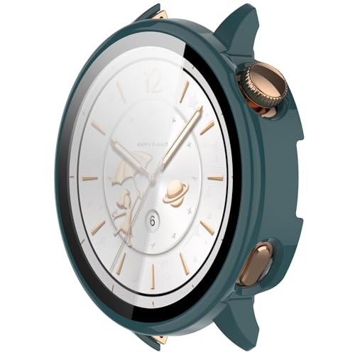 xhKJO Hülle Kompatibel mit Oppo Watch X2 Mini Case, Schutzhülle Clear Silikon Ultradünne Kratzfest Transparent Plating TPU Case Abdeckung Cover Tasche für Oppo Watch X2 Mini (Grün) von xhKJO