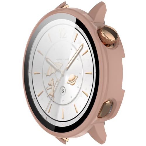 xhKJO Hülle Kompatibel mit Oppo Watch X2 Mini Case, Schutzhülle Clear Silikon Ultradünne Kratzfest Transparent Plating TPU Case Abdeckung Cover Tasche für Oppo Watch X2 Mini (Rosa) von xhKJO