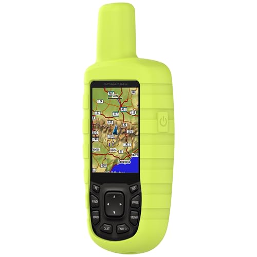 xhKJO Hülle für Garmin GPSmap 62 62S 62SC 621SC 631SC, Schutzhülle Silikon Rubber Ultradünne Kratzfest TPU Case Abdeckung Cover Tasche für Garmin GPSmap 63 63SC 63CSX 629SC 64 64S 64SC 64ST (Grün 1) von xhKJO