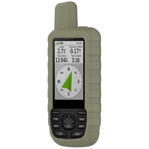 xhKJO Hülle für Garmin GPSmap 66ST 66S 66SR 669S 679 67 Case, Schutzhülle Silikon Rubber Ultradünne Kratzfest TPU Case Abdeckung Cover Tasche für Garmin GPSmap 66ST 66S 66SR 669S 679 67 (Grün) von xhKJO