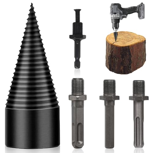 xiaoxiaozhijia Holzspalter Bohrer 32mm mit 4 Bohrgriffe,Holzspalter Schraube Kegel,Bohrkegel Holzspalter für Bohrmaschine,Elektrohämmer,Akkuschrauber xiaoxiaozhijia Holzspalter Bohrer 32mm mit 4 Bohrgriffe,Holzspalter Schraube Kegel,Bohrkegel Holzspalter für Bohrmaschine,Elektrohämmer,Akkuschrauber von xiaoxiaozhijia