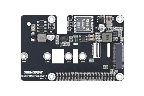 Compatible for Raspberry Pi 5 M.2 NVMe PoE HAT+ Expansion Board – PCIe Interface, NVMe SSD Boot, PoE Power Supply, Supports Gen2/Gen3 & 2230/2242/2260/2280 M.2 SSDs Compatible for Raspberry Pi 5 M.2 NVMe PoE HAT+ Expansion Board – PCIe Interface, NVMe SSD Boot, PoE Power Supply, Supports Gen2/Gen3 & 2230/2242/2260/2280 M.2 SSDs von xicoolee