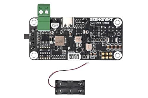 Uninterruptible Power Supply HAT for Raspberry Pi Zero Series, 5V Stable Output, Solar Charging (5V–24V), Ba-ttery Monitoring via I2C, LED Indicators, Low-Power UPS Expansion Board von xicoolee