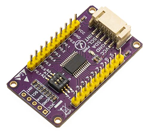 XICOOLEE CAT9555 IO-Erweiterungsmodulplatine, I2C-Schnittstelle, SMBus I/O-Port, 16 Bit paralleler GPIO-Expander, mit vorgelötetem Header von xicoolee