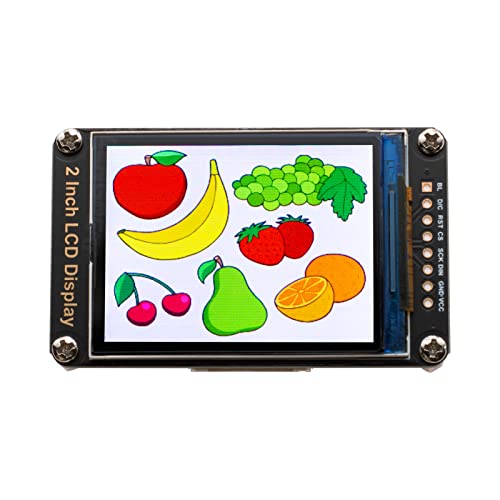 xicoolee 2 Inch LCD Display Module for Raspberry Pi 4B+ 4B 3B+ 3B 2B+ Zero W WH 2 W 65K Colors 240x320 ST7789V Driver 2inch IPS LCD Display SPI Interface von xicoolee