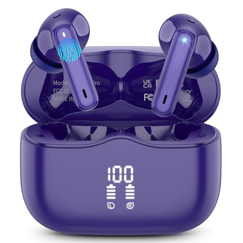 Bluetooth Kopfhörer, Kopfhörer Kabellos Bluetooth 5.3 In Ear Kopfhörer mit 4 ENC Noise Cancelling Mic, Kabellose Kopfhörer Tiefer Bass Wireless Earbuds 40Std, IP7 Wasserdicht Ohrhörer, Dunkelblau Bluetooth Kopfhörer, Kopfhörer Kabellos Bluetooth 5.3 In Ear Kopfhörer mit 4 ENC Noise Cancelling Mic, Kabellose Kopfhörer Tiefer Bass Wireless Earbuds 40Std, IP7 Wasserdicht Ohrhörer, Dunkelblau von xinwld