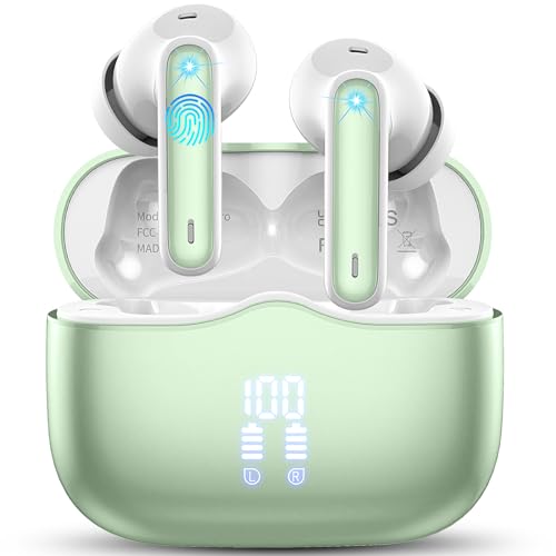 xinwld Bluetooth 5.3 Kopfhörer in Ear, Kopfhörer Kabellos Bluetooth mit HD Mikrofon, Kabellose Kopfhörer mit 40Std HiFi Stereo von xinwld