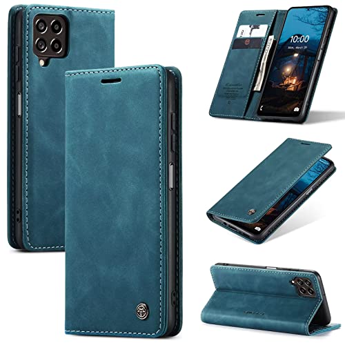 XINYUNEW Cases Kompatibel mit Motorola Moto G84 Hüllen, Premium Dünne Ledertasche Handyhülle mit Kartenfach Ständer Flip Klapphüllen for Cases Motorola Moto G84 - Bleu von xinyunew