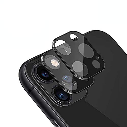 xinyunew Geeignet für iPhone 12 Pro Max 2020 Kamera Schutzfolie 2 PCS Objektiv Folie Len Protector Kamera Schutzglas Rückseite Camera Glasfolie 9H Härte Zubehör Wasserdicht - Schwarz von xinyunew