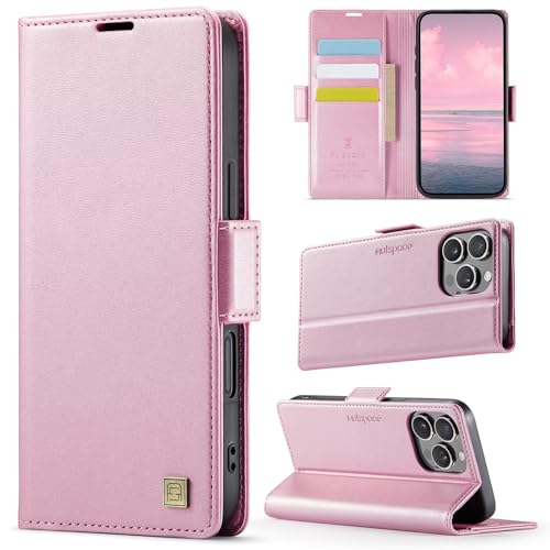 xinyunew Handyhülle für iPhone 14 Pro Hülle,RFID Schutzhülle,Hülle Handyhülle Phone Leder Flip Case Ständer PU Brieftasche Schutzhülle für iPhone 14 Pro,Rose Gold xinyunew Handyhülle für iPhone 14 Pro Hülle,RFID Schutzhülle,Hülle Handyhülle Phone Leder Flip Case Ständer PU Brieftasche Schutzhülle für iPhone 14 Pro,Rose Gold von xinyunew