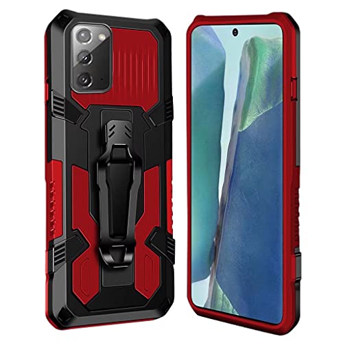 xinyunew Hülle Kompatibel mit Oppo Realme C31, Stoßfest Outdoor Handy Case Militärstandard Schutzhülle Robust Stürzen Heavy Duty Gürtelclip Handyhülle für Oppo Realme C31- Rot von xinyunew