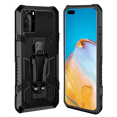 xinyunew Hülle Kompatibel mit Samsung Galaxy A52 5G, Stoßfest Outdoor Handy Case Militärstandard Schutzhülle Robust Stürzen Heavy Duty Gürtelclip Handyhülle für Samsung Galaxy A52 5G- Schwarz von xinyunew