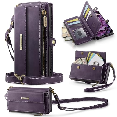 xinyunew Hülle für Google Pixel 8 Pro mit Band Handykette, Leder Handyhülle Handytasche mit Kartenfächern Frauen Brieftasche Klapphülle Tasche Google Pixel 8 Pro,Lila xinyunew Hülle für Google Pixel 8 Pro mit Band Handykette, Leder Handyhülle Handytasche mit Kartenfächern Frauen Brieftasche Klapphülle Tasche Google Pixel 8 Pro,Lila von xinyunew