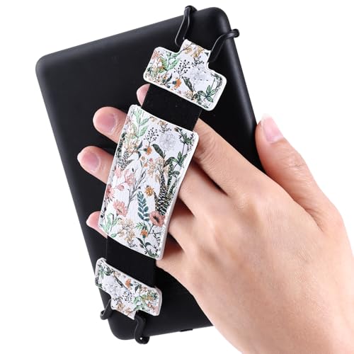 xiviers Sichere Handschlaufe für Kindle und Tablet – leicht und vielseitig, hohe Elastizität, Fingergriff-Halterung für 6–8 Zoll Kobo/Voyaga/Lenovo/Sony/Kindle E-Book-Tablet. von xiviers