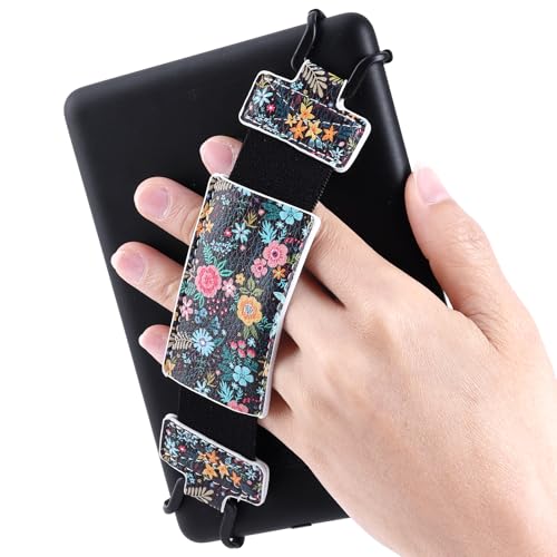 xiviers Sichere Handschlaufe für Kindle und Tablet – leicht und vielseitig, hohe Elastizität, Fingergriff-Halterung für 6–8 Zoll Kobo/Voyaga/Lenovo/Sony/Kindle E-Book-Tablet. von xiviers