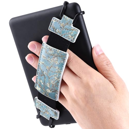 xiviers Sichere Handschlaufe für Kindle und Tablet – leicht und vielseitig, hohe Elastizität, Fingergriff-Halterung für 6–8 Zoll Kobo/Voyaga/Lenovo/Sony/Kindle E-Book-Tablet. von xiviers