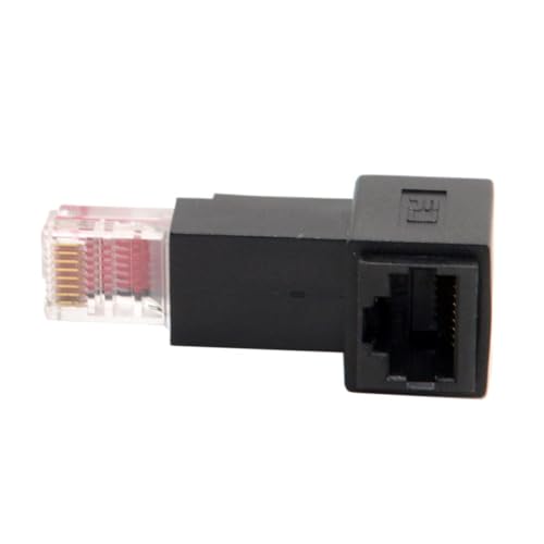 8P8C FTP STP UTP Cat 5e LAN-Ethernet-Adapter von Stecker zu Buchse um 90 Grad abgewinkelt 8P8C FTP STP UTP Cat 5e LAN-Ethernet-Adapter von Stecker zu Buchse um 90 Grad abgewinkelt von xiwai