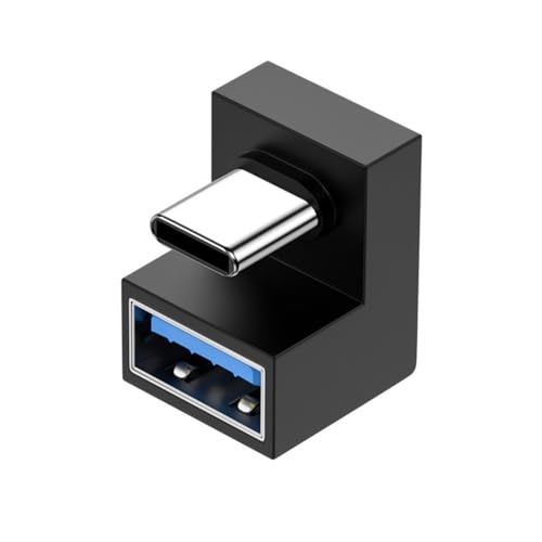 xiwai 180 Grad nach oben und unten abgewinkelter Typ-C USB-C OTG auf USB 3.0 Buchse, Verlängerungsadapter für Handy und Tablet xiwai 180 Grad nach oben und unten abgewinkelter Typ-C USB-C OTG auf USB 3.0 Buchse, Verlängerungsadapter für Handy und Tablet von xiwai