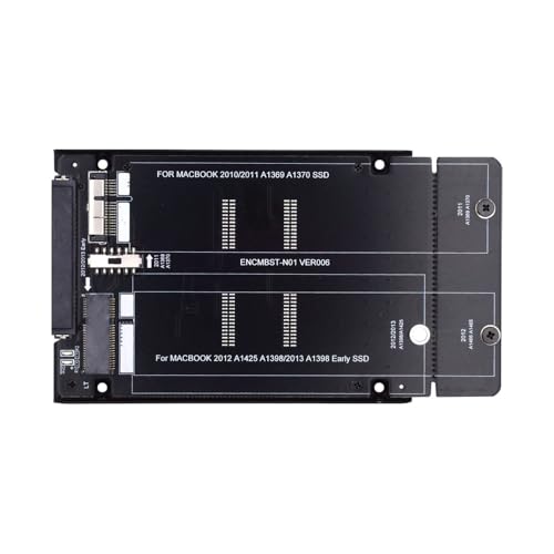 xiwai 2,5 Zoll SATA 22Pin auf 2010 2011 2012 Mac Air Pro Retina SSD 12+6Pin 17+7Pin A1425 A1398 MC975 MC976 Gehäuse Gehäuse Konverter von xiwai