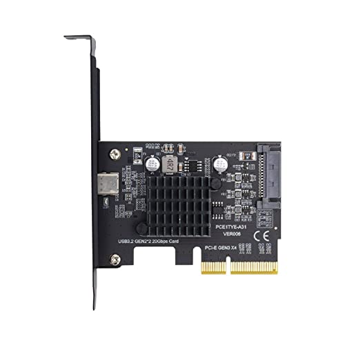 Xiwai 20 Gbit/s USB 3.2 Gen2 Typ-C USB-C auf PCI-E 4X Express Kartenadapter für Desktop-Motherboard von xiwai