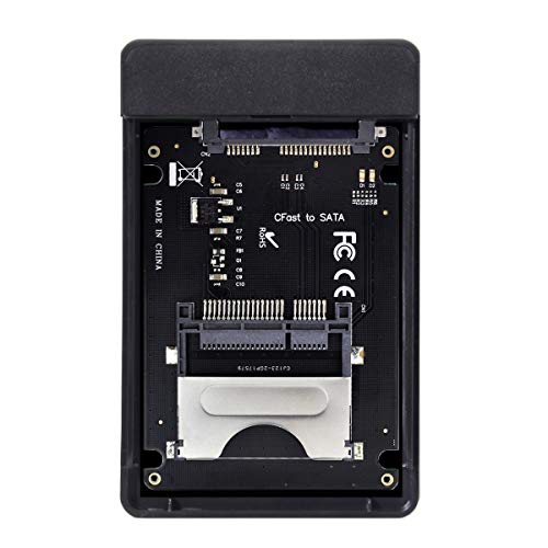 Xiwai CFast auf USB-C USB 3.0 & SATA Kartenadapter 2,5 Zoll Gehäuse SSD HDD CFast Kartenleser für PC Laptop von xiwai