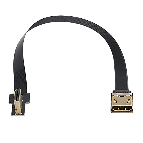 Xiwai CYFPV Flachkabel (90 Grad HDMI-Stecker auf Buchse, FPC, für HDTV-Multikopter, Luftfotografie, 0,2 m) von xiwai