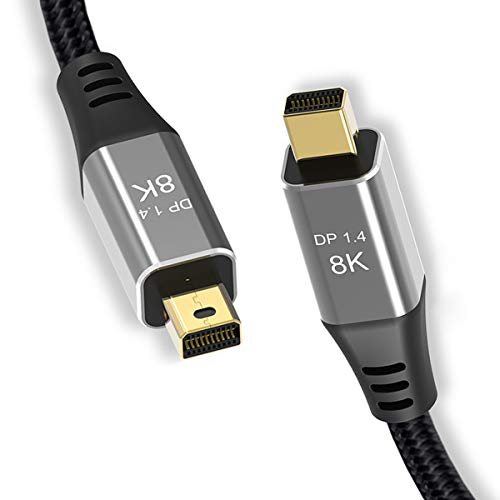 Xiwai Mini DisplayPort 1.4 8K 60Hz Kabel Ultra-HD UHD 4K 144Hz Mini DP auf MiniDP Kabel 76804320 für Video PC Laptop TV von xiwai