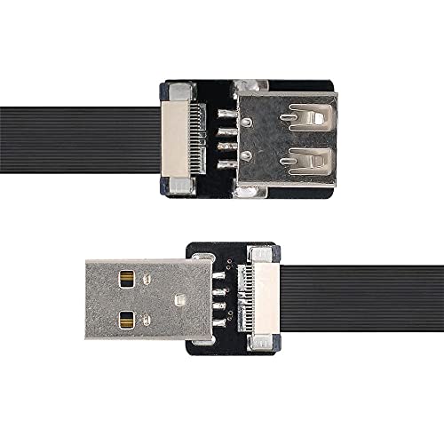 Xiwai USB 2.0 Typ A Stecker auf Buchse, flaches FPC-Kabel für FPV & Disk & Scanner & Drucker von xiwai
