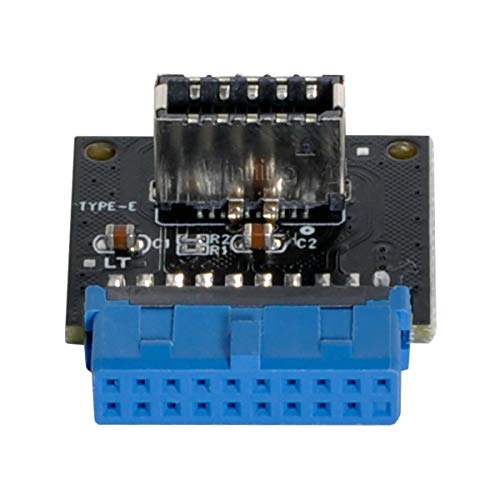 xiwai USB 3.1 Frontplattenbuchse Typ E auf USB 3.0 20-poliger Header-Stecker, Verlängerungsadapter für Motherboard von xiwai