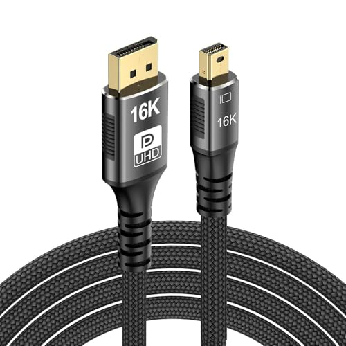 xiwai 16K 60 Hz Mini DisplayPort 2.1 Mini-DP 2.0 auf DP-Kabel 8K 120 Hz Ultra-HD UHD-kompatibler FreeSync G-Sync-Gaming-Monitor 4090 7900 von xiwai
