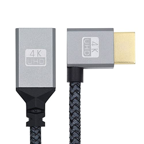 xiwai 4K 60hz 3D HDMI Verlängerungskabel HDMI 1.4 Typ A Stecker auf A Buchse Verlängerungskabel 90 Grad rechtwinklig von xiwai