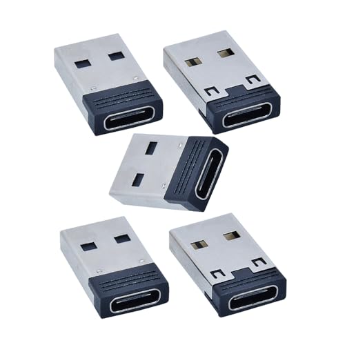 xiwai 5 Stück/Lot Typ C USB-C-Buchse auf USB 2.0 A-Stecker, 480 Mbit/s, Datenadapter für Laptop, Tablet, Telefon xiwai 5 Stück/Lot Typ C USB-C-Buchse auf USB 2.0 A-Stecker, 480 Mbit/s, Datenadapter für Laptop, Tablet, Telefon von xiwai
