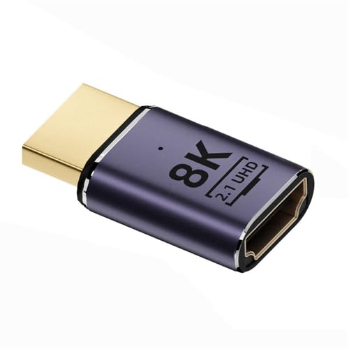 xiwai 8K HDMI Stecker auf HDMI 2.1 Weibliche UHD Verlängerung Gold Konverter Adapter Unterstützung 8K 60hz HDTV von xiwai