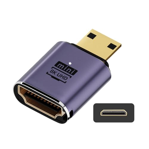 xiwai 8K Mini HDMI Stecker auf HDMI 2.1 Weibliche UHD Verlängerung Gold Konverter Adapter Unterstützung 8K 60hz HDTV xiwai 8K Mini HDMI Stecker auf HDMI 2.1 Weibliche UHD Verlängerung Gold Konverter Adapter Unterstützung 8K 60hz HDTV von xiwai