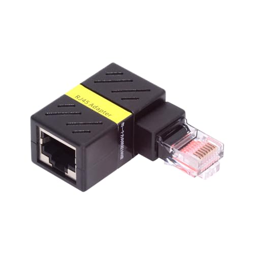 xiwai CAT6 UTP-Stecker auf Buchse, 360 Grad abgewinkelter Rotationsadapter, RJ45, 8P8C, 1000 Mbps, für LAN-Ethernet-Netzwerk von xiwai