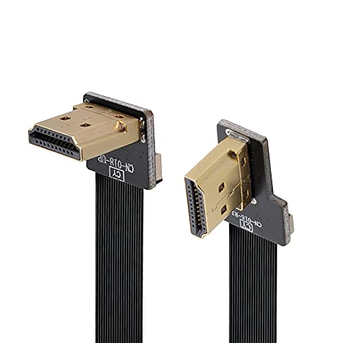 xiwai CYFPV Dual 90 Grad abgewinkelter HDMI Typ A Stecker auf Stecker HDTV FPC Flachkabel für FPV HDTV Multicopter Luftfotografie, 20 cm xiwai CYFPV Dual 90 Grad abgewinkelter HDMI Typ A Stecker auf Stecker HDTV FPC Flachkabel für FPV HDTV Multicopter Luftfotografie, 20 cm von xiwai